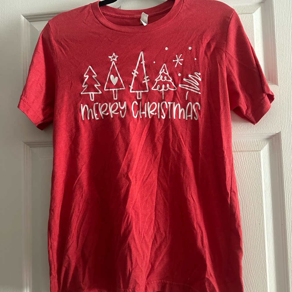 Red Merry Christmas Graphic Tee